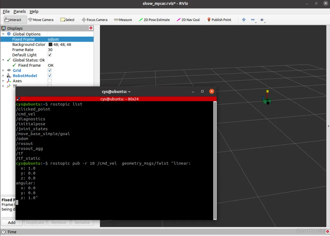 机器人系统仿真(十)——arbotix控制机器人运动_python_05